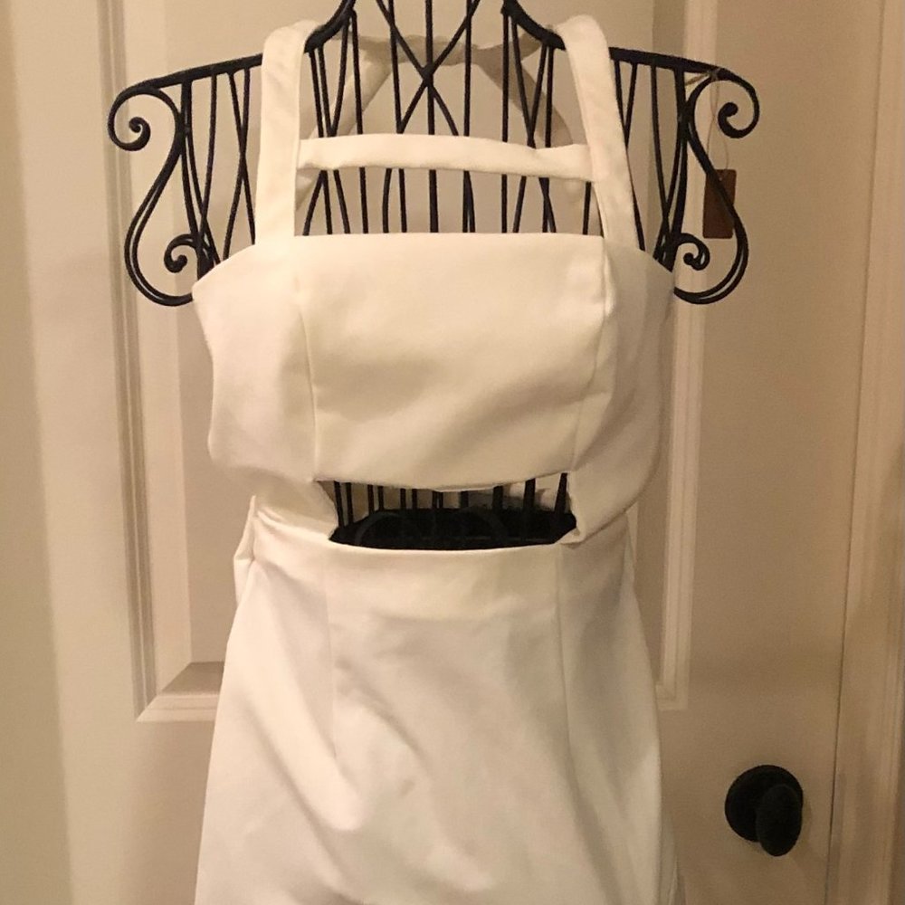 Lioness Cream Sleeveless Dress